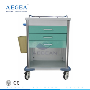 AG-MT034 Reliable medical nurse movable patient treatment hospital trolley for nursing